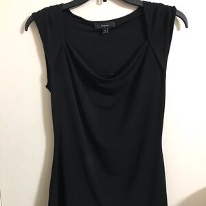 Express Draped Black Blouse